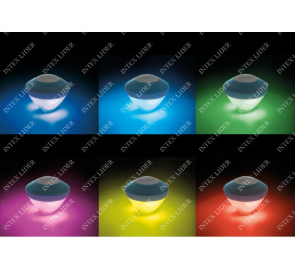 Плавающая музыкальная Bluetooth-колонка с LED-подсветкой (28625)